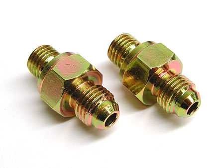 EVO8/9/X Oil Feed adapter, Cyl Head to -4 Male AN